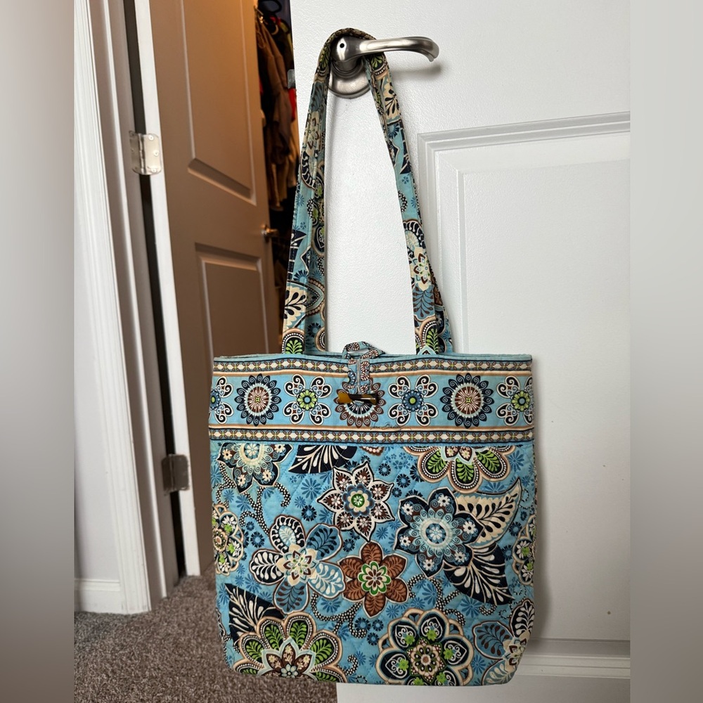 Vera Bradley Tote in Bali Blue